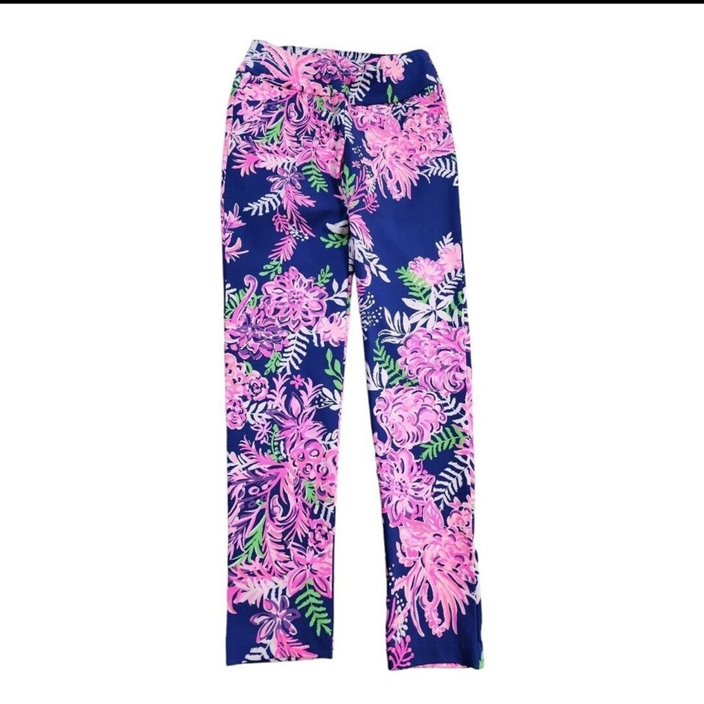 NWOT Lilly Pulitzer Corso Women Golf Pants Size 2 Ruffle Your Feathers Oyster
